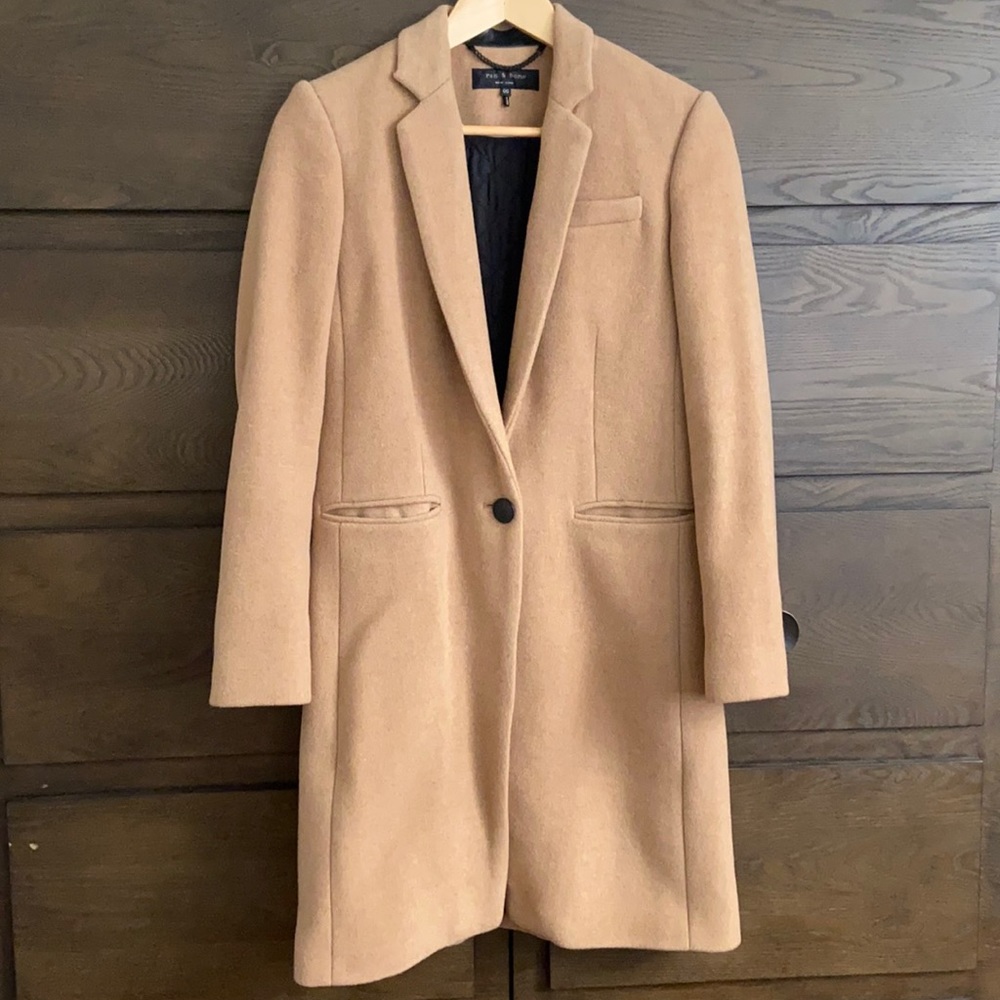 Rag & Bone camel wool coat 00